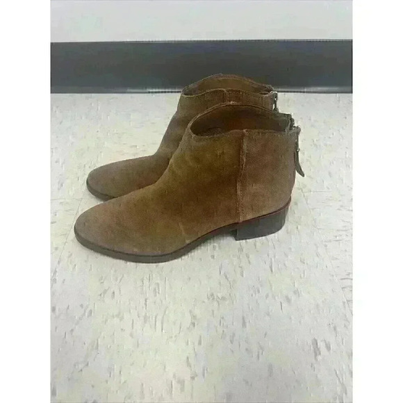 Dolce Vita Shoes - Women's Shoes Dolce Vita Tucker Booties Ankle Boots Dark Saddle Suede Size 7
